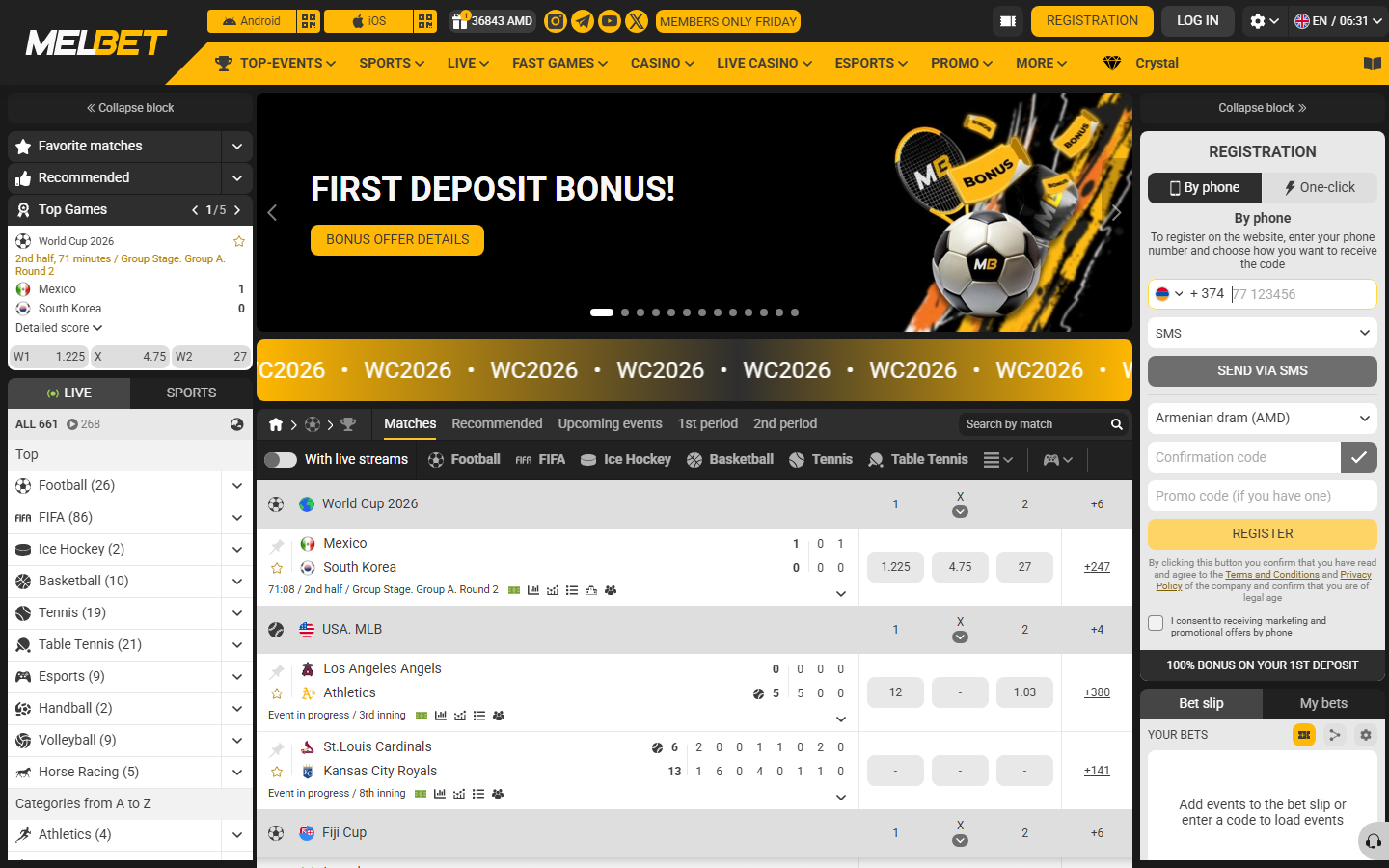 Melbet public page screenshot for Tower Rush checks